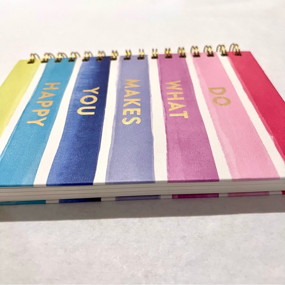Clementine Paper Inc Do What Makes You Happy Spiral Notebook - Picture 3 of 8